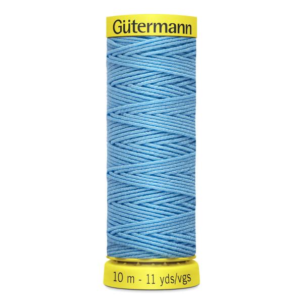 Gütermann elastic shirring thread - 6037 Light Cornflower Blue 10m