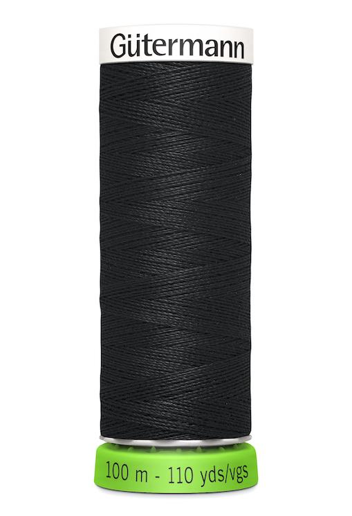 Gütermann RPET thread - 000 Black 100m