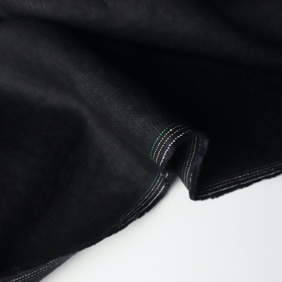 Linen - 200gsm Black 0.5m