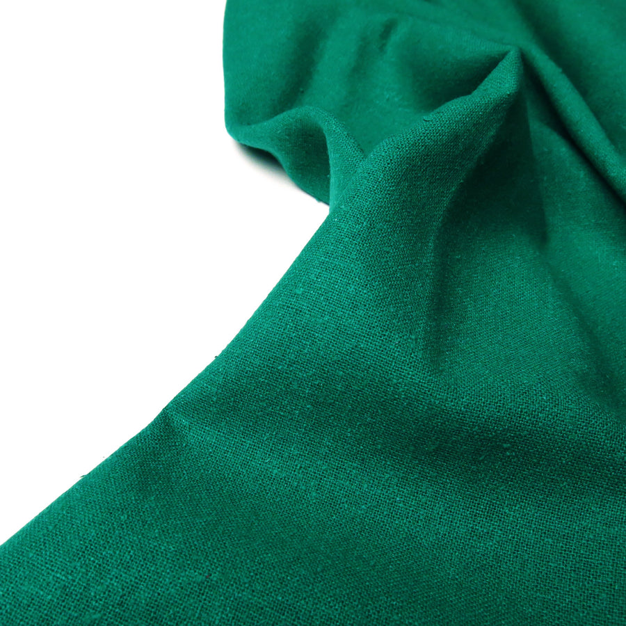 Silk noil - Emerald 0.5m