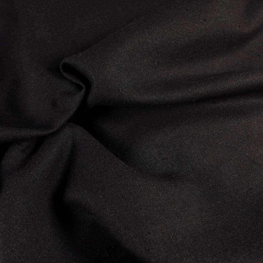 Silk noil - Black 0.5m