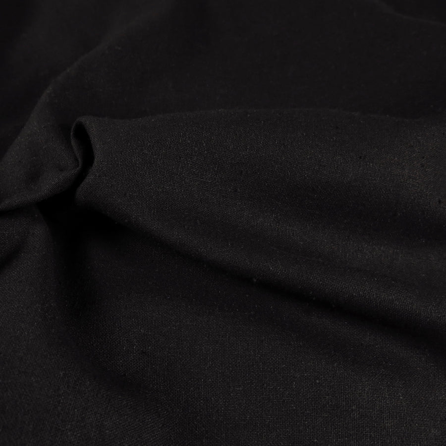 Silk noil - Black 0.5m